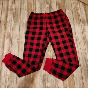 Plad Pajama Pants ❤️🖤💚